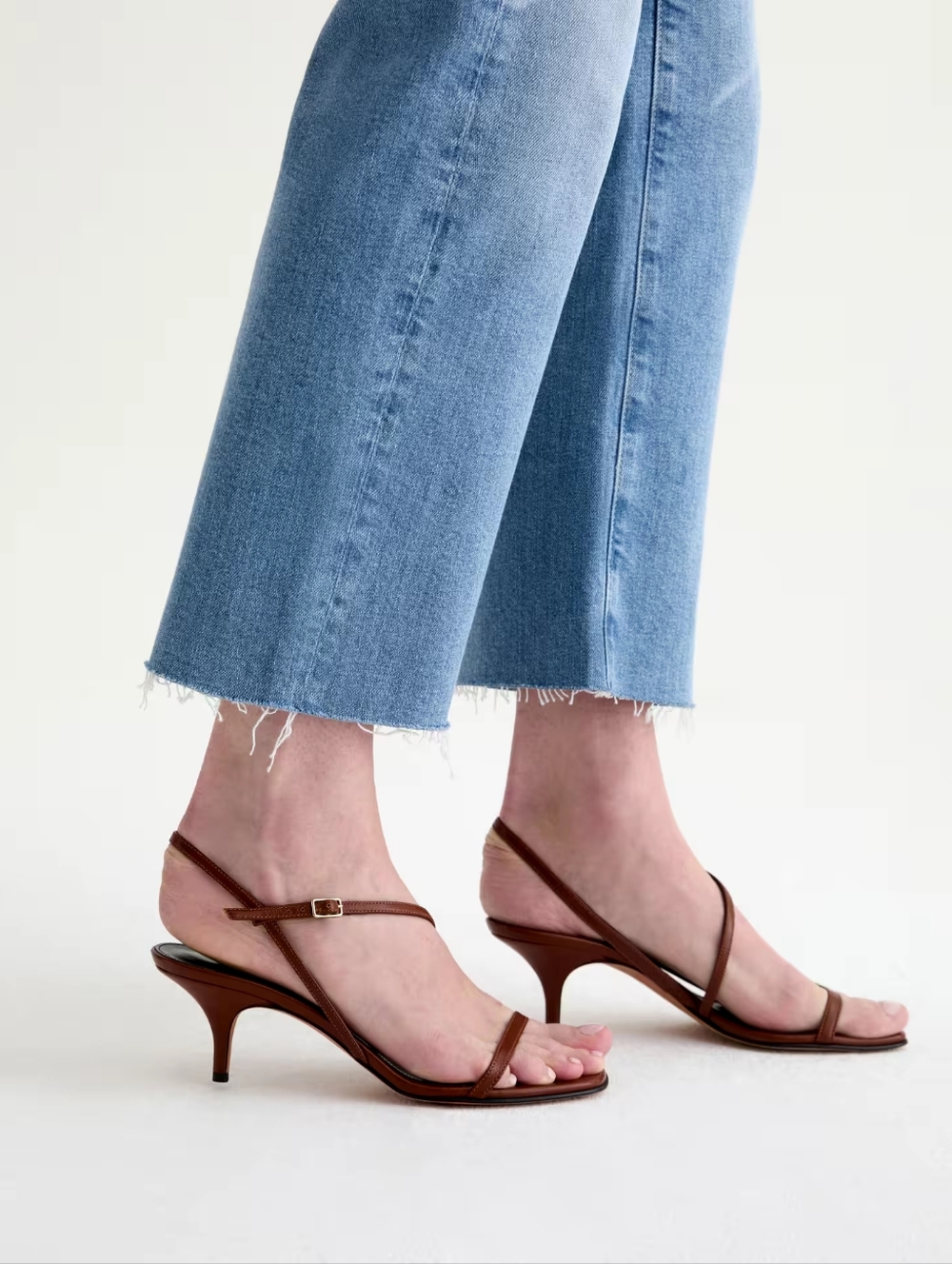 Ag Adriano Goldschmied Brinley Crop Mid Rise Straight Jean Womens Size 32 - Picture 2 of 16